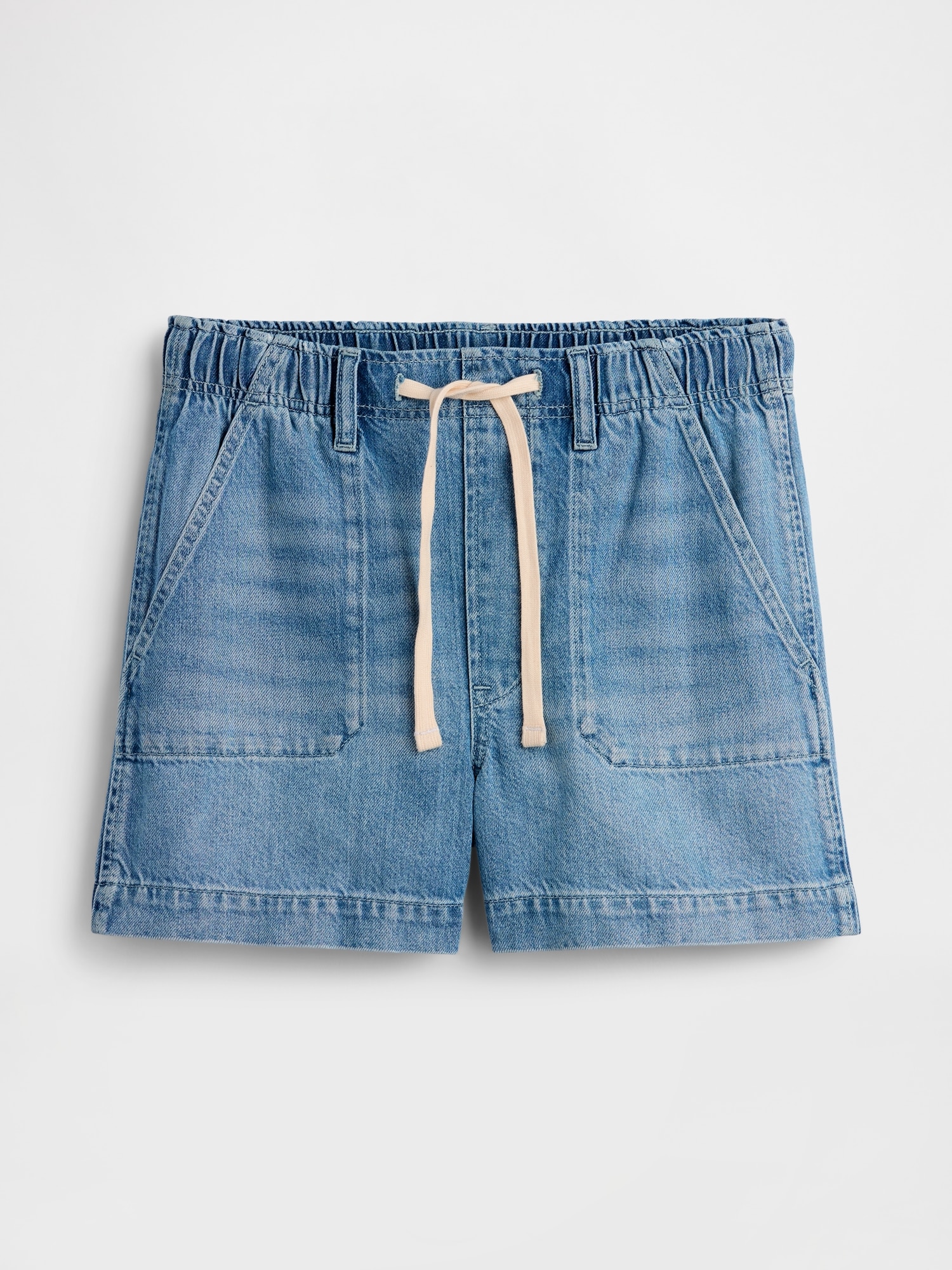 Maternity Full Panel UltraSoft Denim Easy Shorts