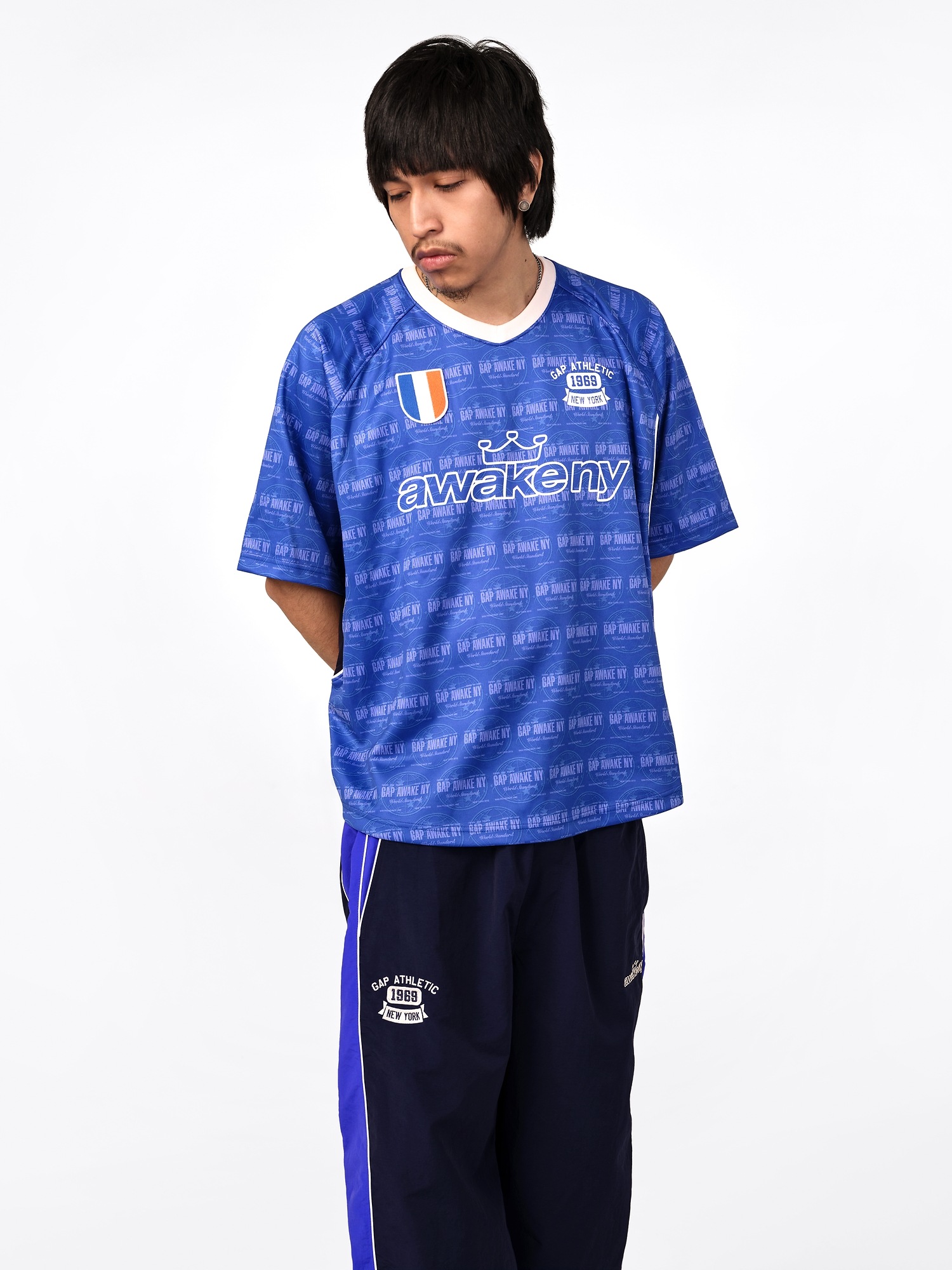 Мужские топы Gap × Awake NY Oversized Logo Jersey — фото 8