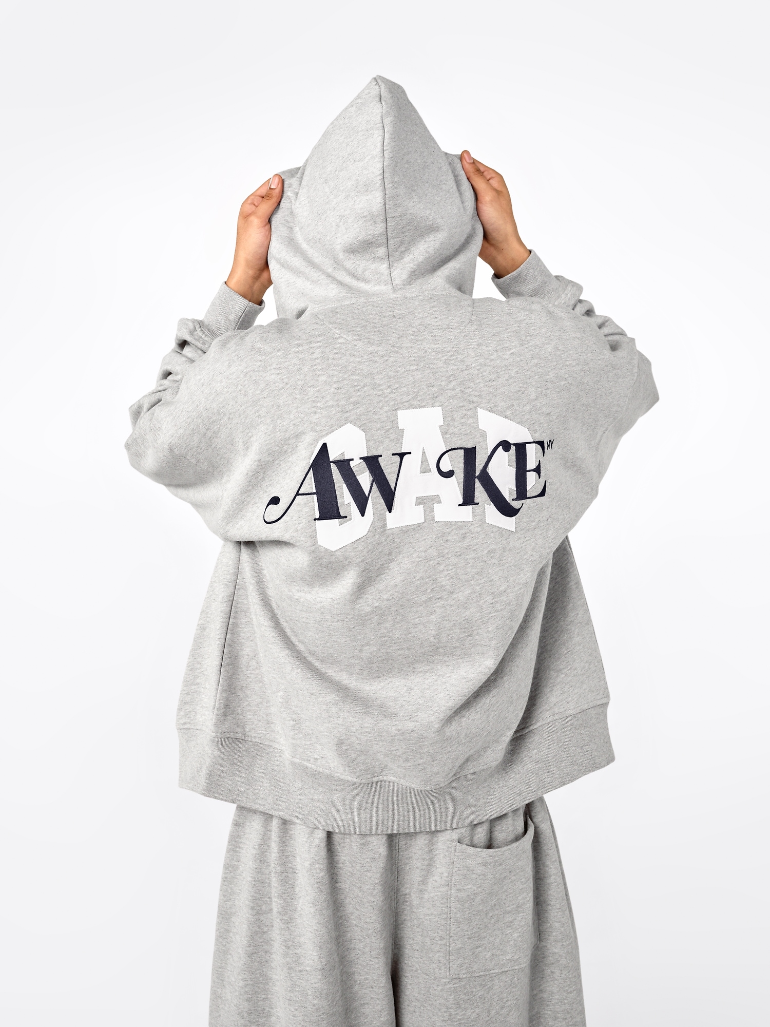 Gap × Awake NY Heavyweight Oversized Logo Zip Hoodie