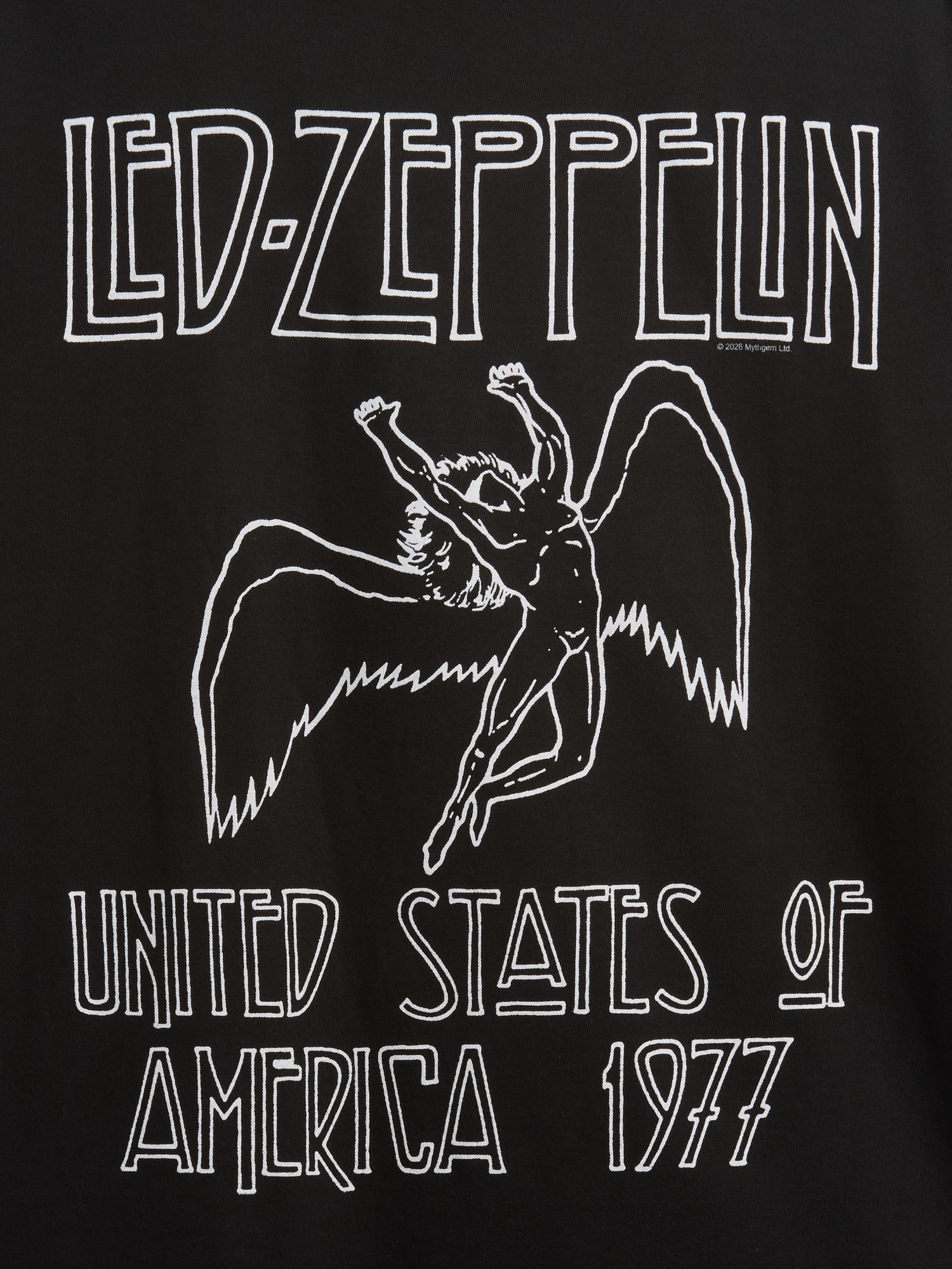 Мужские футболки Gap Led Zeppelin Relaxed Graphic T-Shirt — фото 4