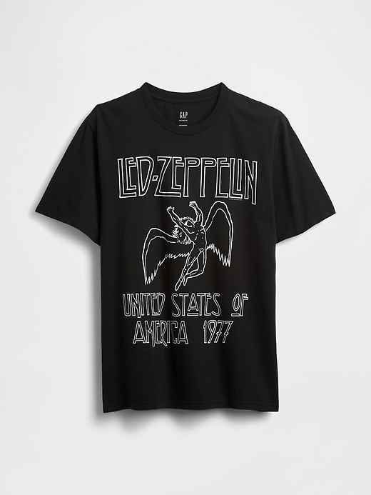 Image number 5 showing, Led Zeppelin Relaxed Graphic T-Shirt
