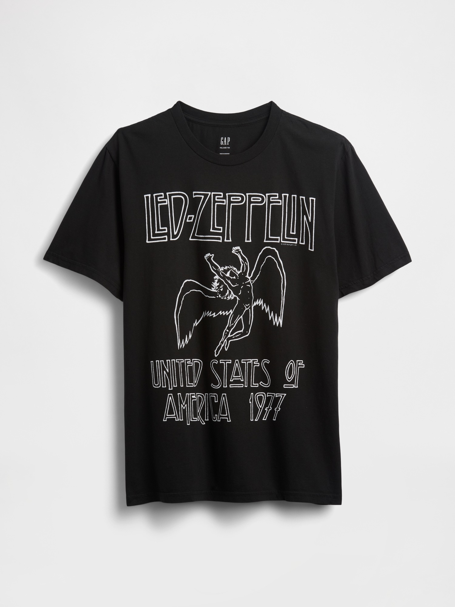 Мужские футболки Gap Led Zeppelin Relaxed Graphic T-Shirt — фото 6