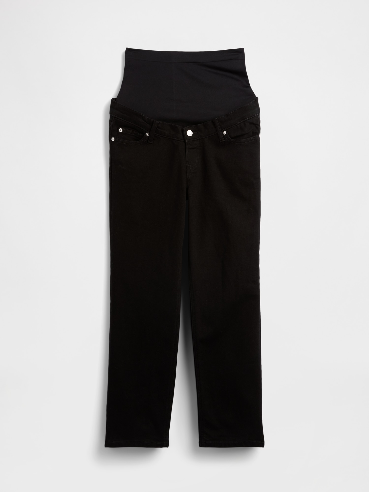 Maternity Full-Panel '90s Slim Straight Crop Jeans