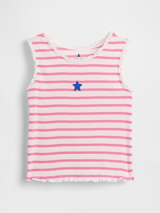 Image number 2 showing, Baby & Toddler Mix & Match Graphic Stripe Rib Tank Top