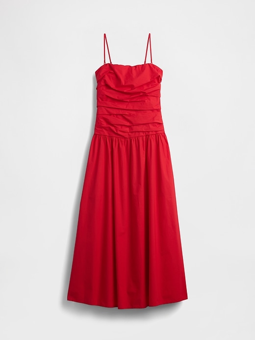 Image number 5 showing, Poplin Drop-Waist Maxi Dress