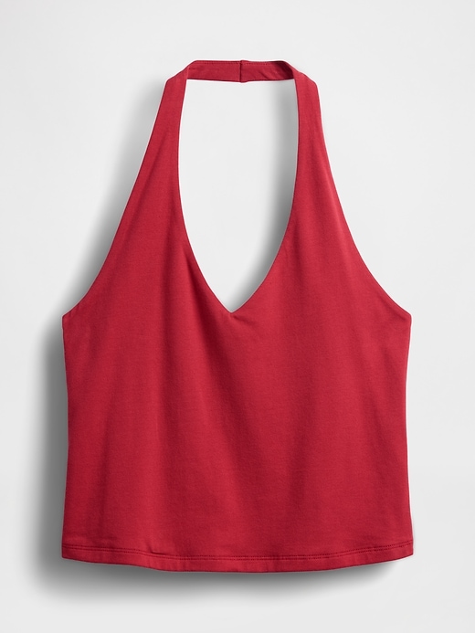 Image number 5 showing, CloseKnit Halter Crop Top