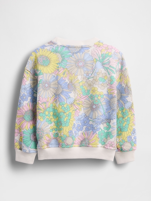 Image number 2 showing, Baby & Toddler VintageSoft Terry Floral Sweatshirt