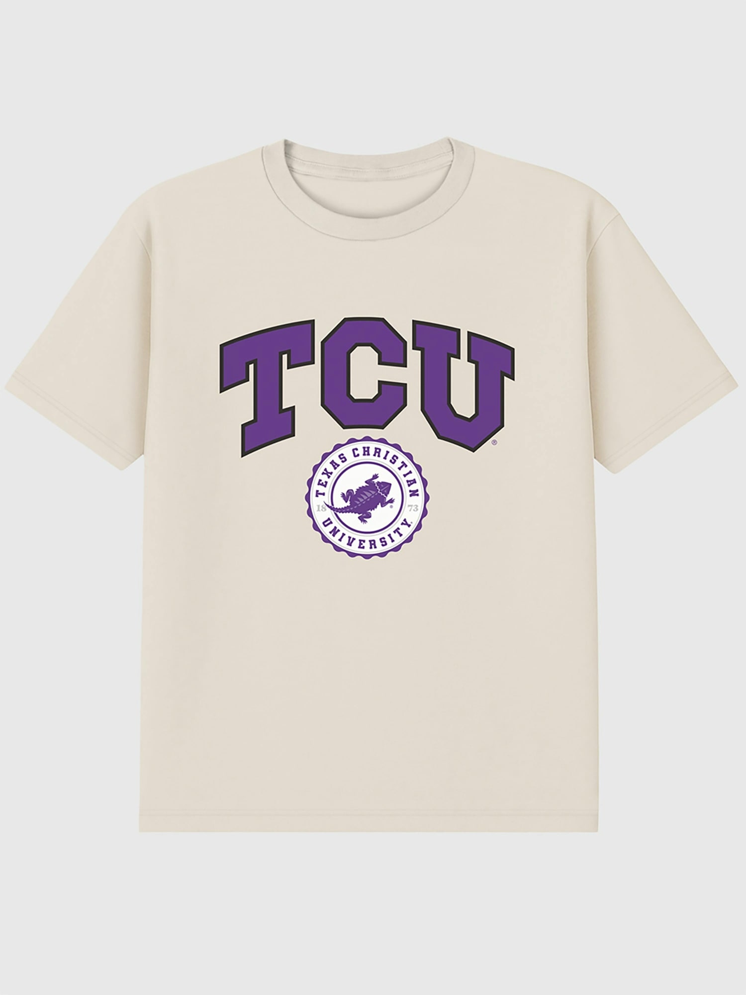 TCU Texas Christian University Collegiate Seal Dark Graphic T-Shirt