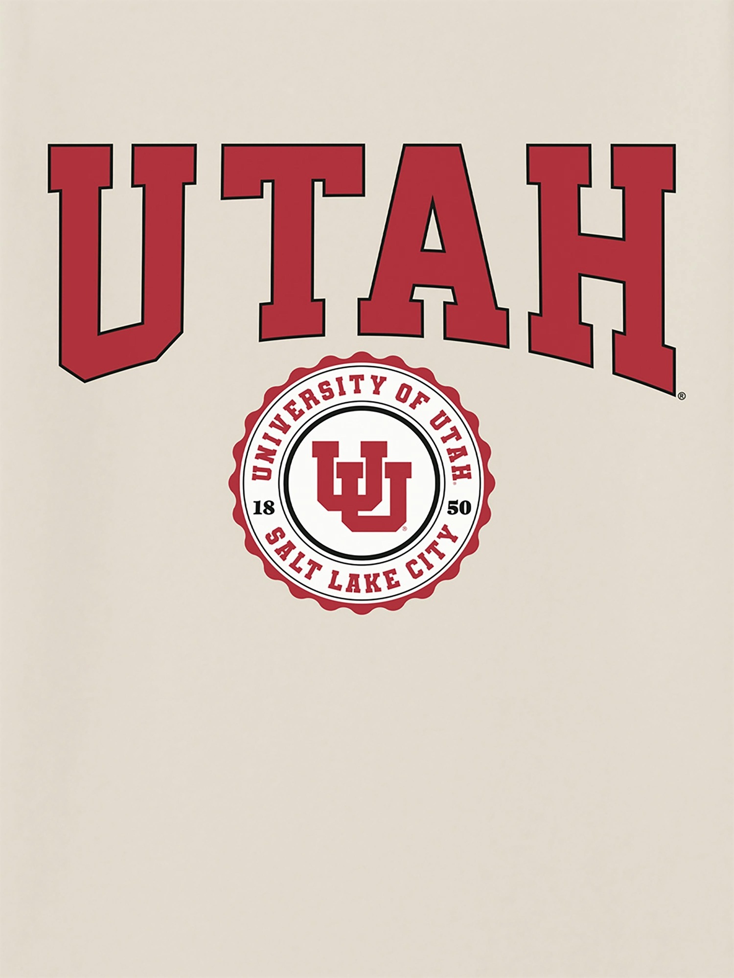 Мужская футболка Gap University of Utah Collegiate Seal — фото 2