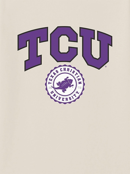 Image number 2 showing, TCU Texas Christian University Collegiate Seal Dark Graphic T-Shirt