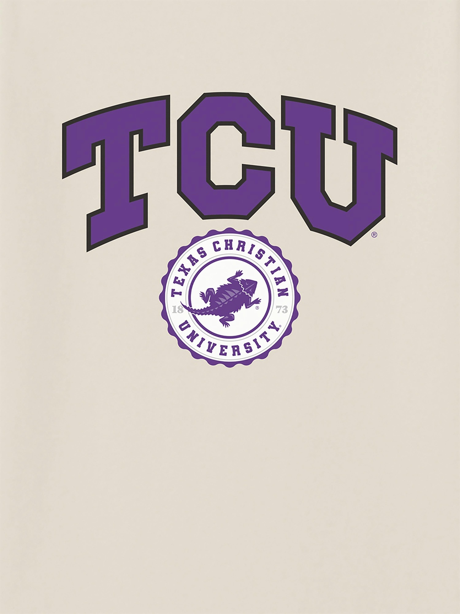 Мужская футболка Gap TCU Texas Christian University с принтом — фото 2