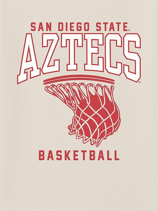 Image number 2 showing, San Diego State University Basketball Hoop Graphic T-Shirt
