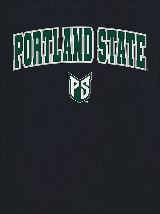 Image number 2 showing, Portland State University Arch Logo Black Graphic T-Shirt