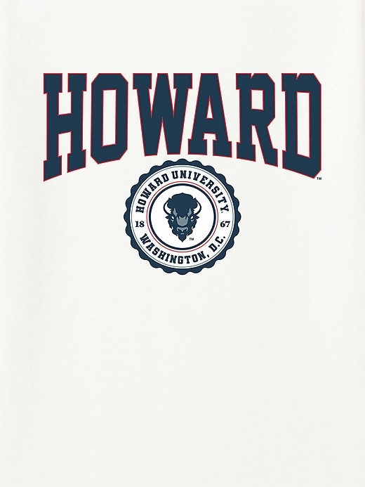 Image number 2 showing, Howard University Collegiate Seal Dark Graphic T-Shirt