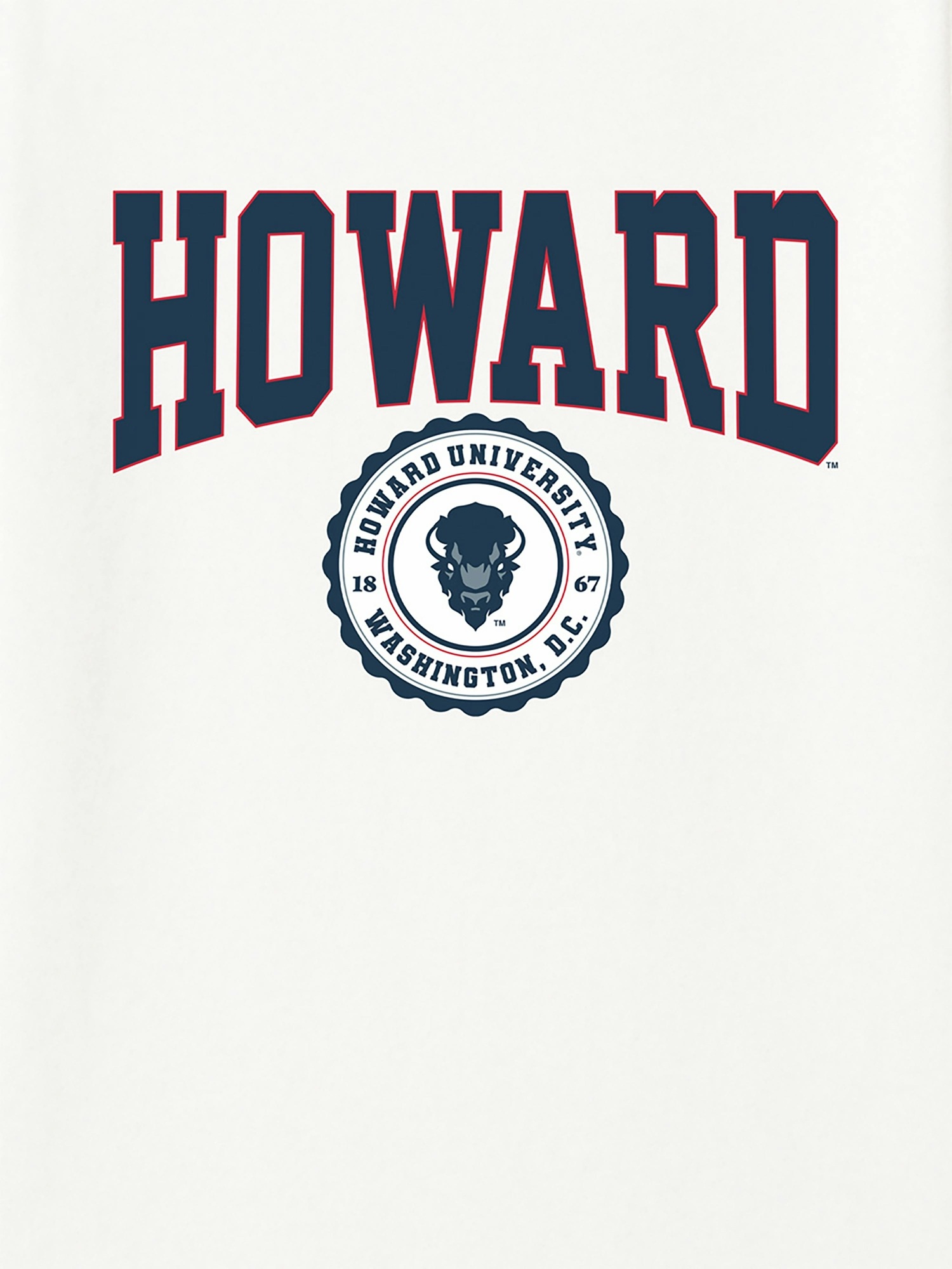 Мужская футболка Gap Howard University Collegiate Seal — фото 2