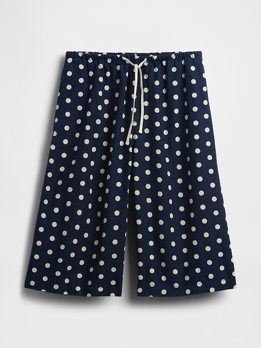 Image number 5 showing, Linen-Blend Relaxed Easy Culotte Pants