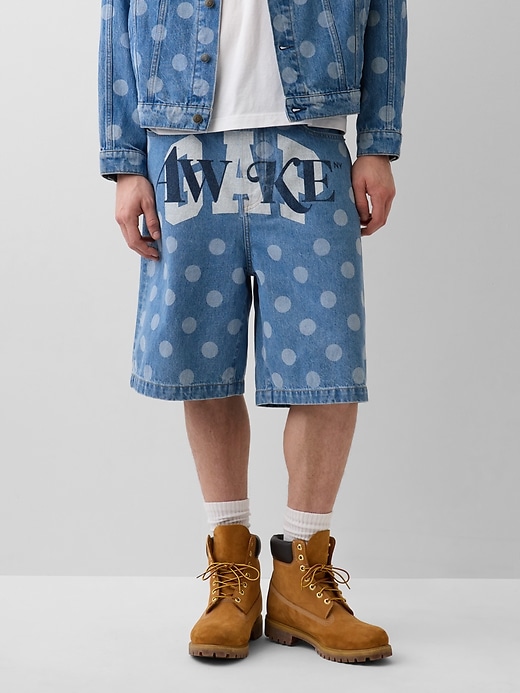 Image number 2 showing, Gap × Awake NY ‘90s Loose Dotted Denim Shorts  