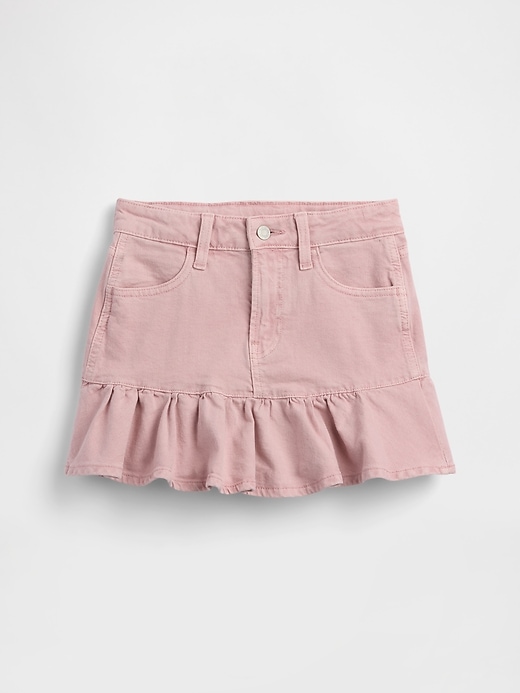 Image number 2 showing, Kids Denim Ruffle Skirt
