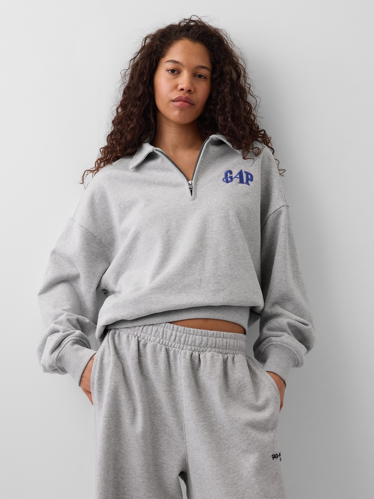 Мужские свитеры Gap × Awake NY Heavyweight Oversized Quarter-Zip Pullover — фото 4
