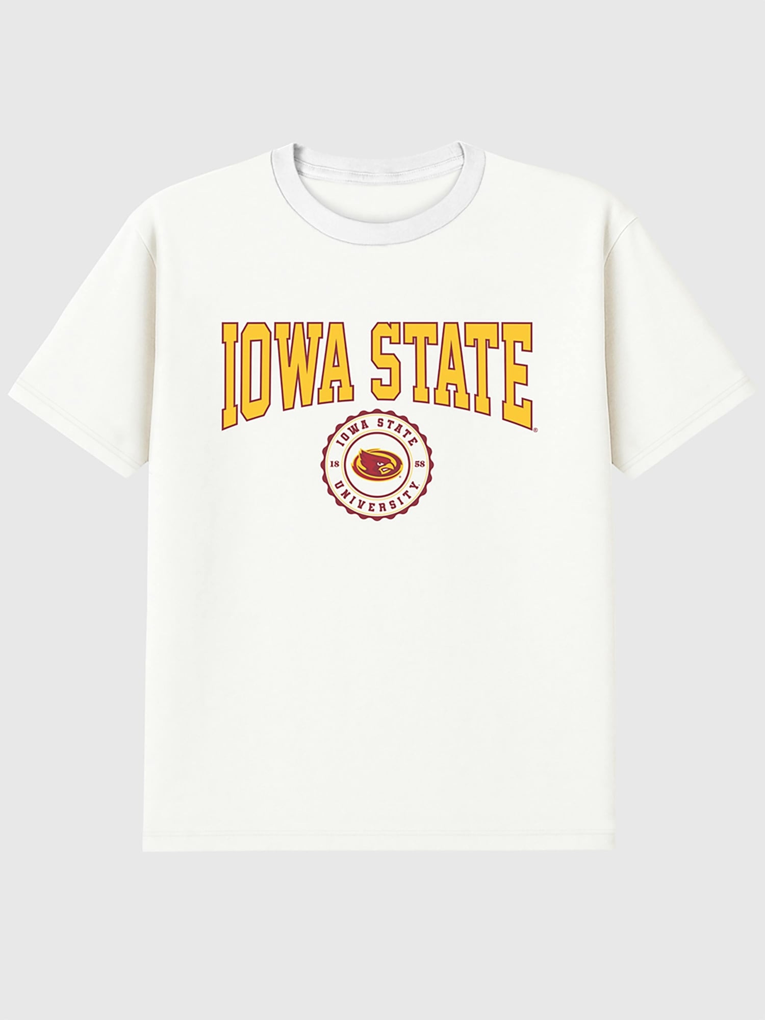 Iowa State University Collegiate Seal Dark Graphic T-Shirt