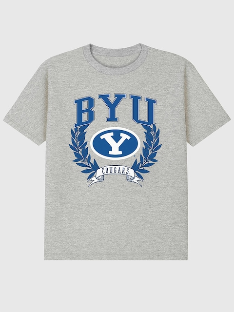 Brigham Young University Laurels Dark Graphic T-Shirt