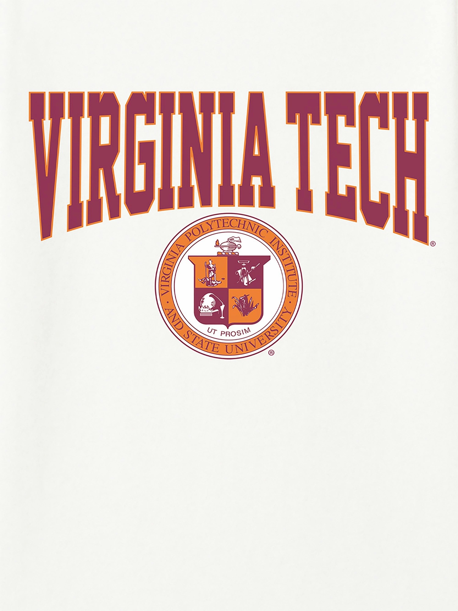 Мужская футболка Gap Virginia Tech Collegiate Seal — фото 2