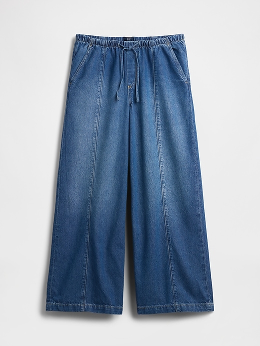 Image number 2 showing, Mid Rise UltraSoft Easy Seamed Baggy Jeans