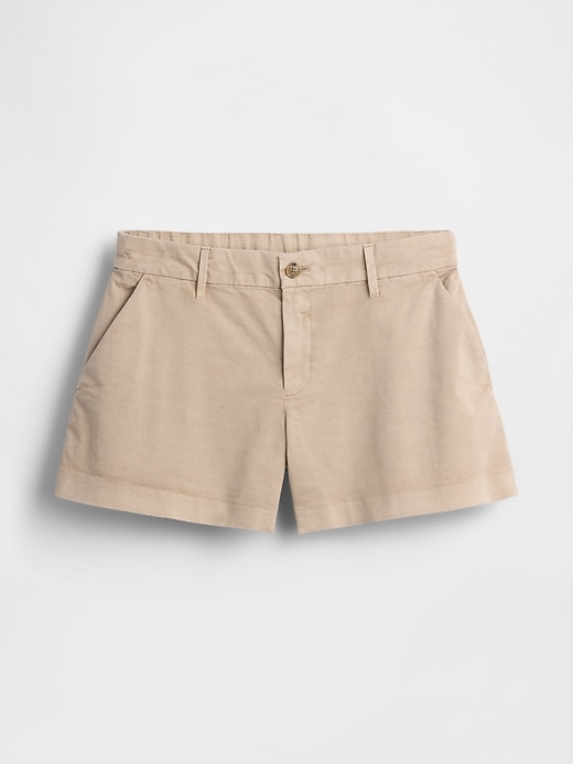 Image number 5 showing, Mid Rise Khaki Shorts