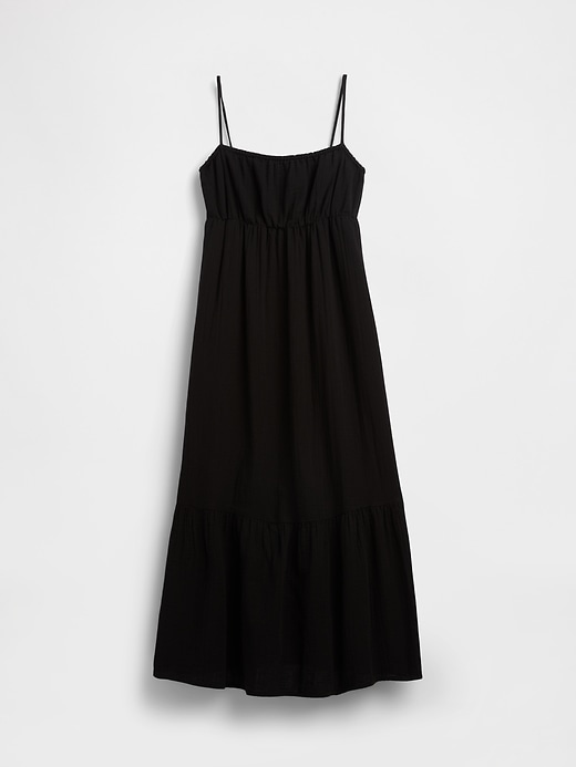 Image number 5 showing, Cotton Gauze Tiered Empire Waist Dress