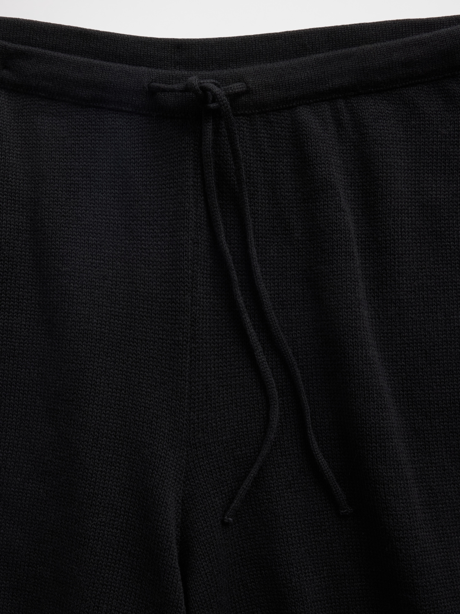 Женские брюки Gap 100% Cotton Relaxed Sweater Joggers, цвет: Чёрный — фото 5