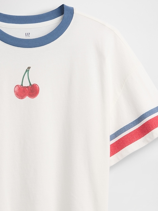 Image number 4 showing, Kids Oversized Graphic T-Shirt