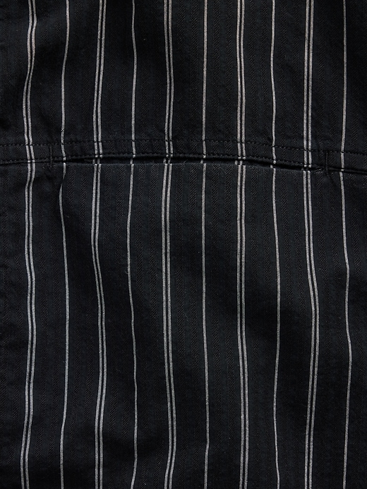Image number 4 showing, Seersucker Stripe Relaxed Curved-Hem Shirt