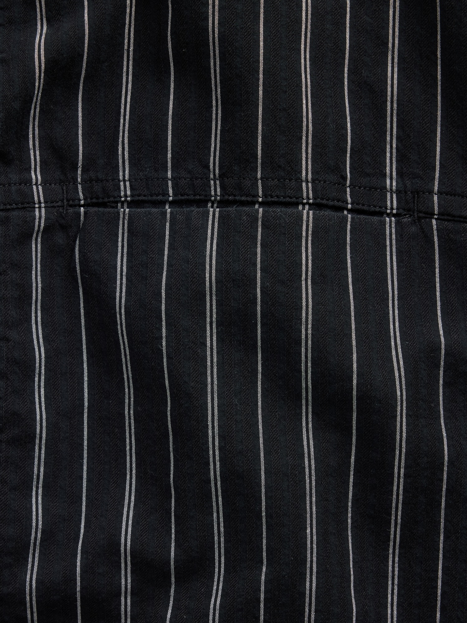 Мужские рубашки Gap Seersucker Stripe Relaxed Curved-Hem Shirt — фото 4