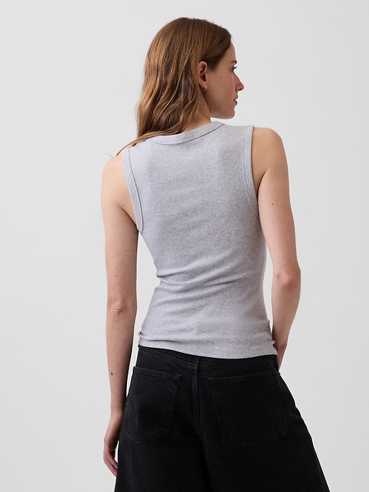 Image number 2 showing, Modern V-Neck Tank Top