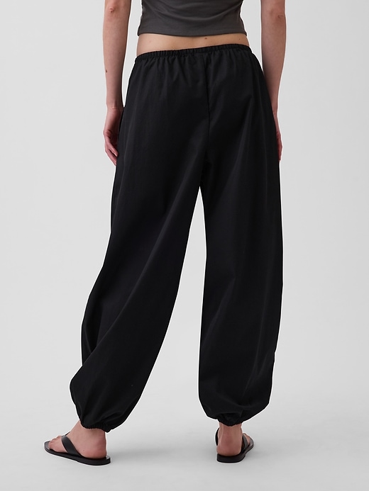 Image number 4 showing, Organic Cotton Poplin Loose Easy Joggers