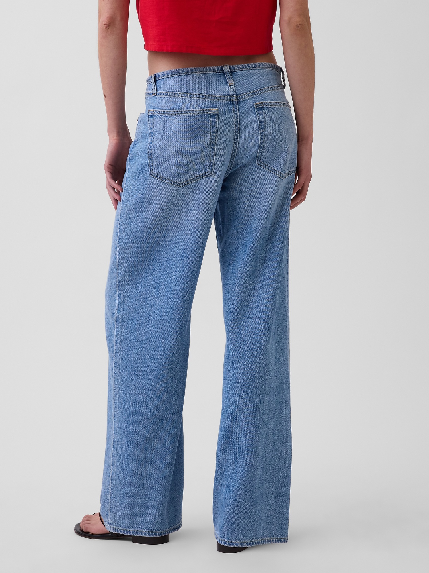 Женские джинсы Gap Low Rise UltraSoft '90s Loose Jeans — фото 3