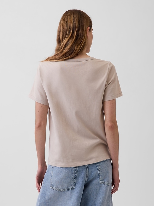 Image number 3 showing, Organic Cotton VintageSoft V-Neck T-Shirt