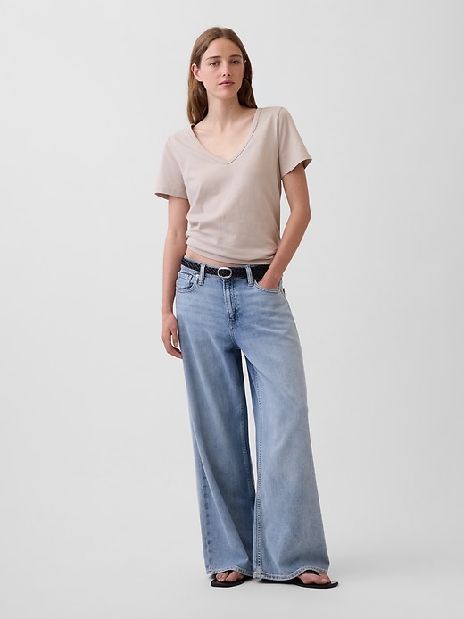 Image number 2 showing, Organic Cotton VintageSoft V-Neck T-Shirt