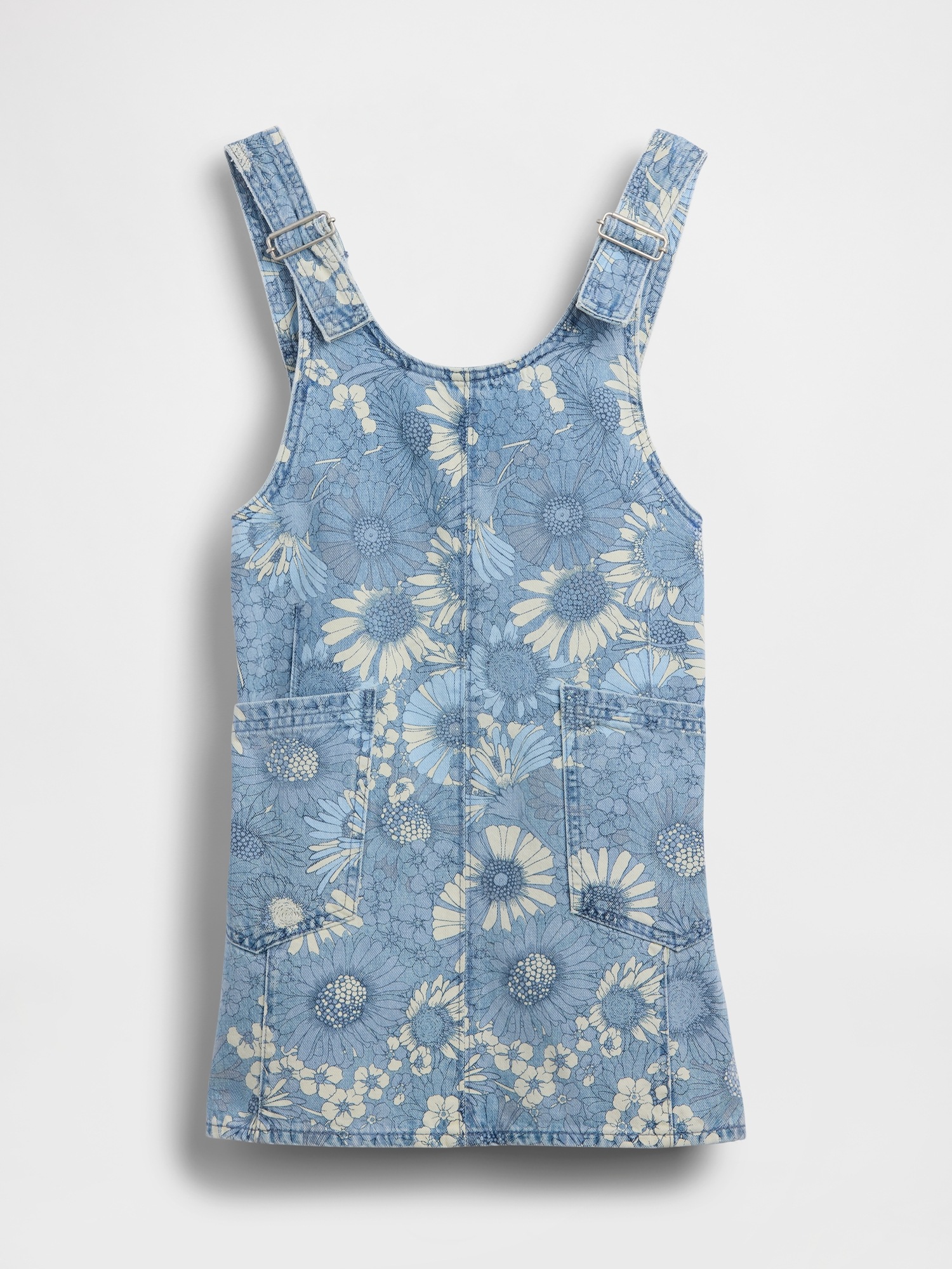 Детские джинсы Gap Kids Floral Denim Skirtall — фото 2