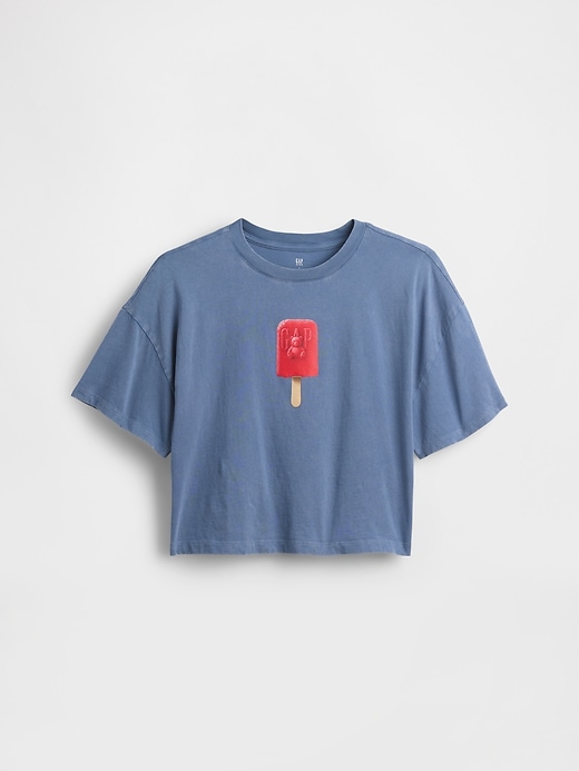 Kids Oversized Graphic T-Shirt | Gap