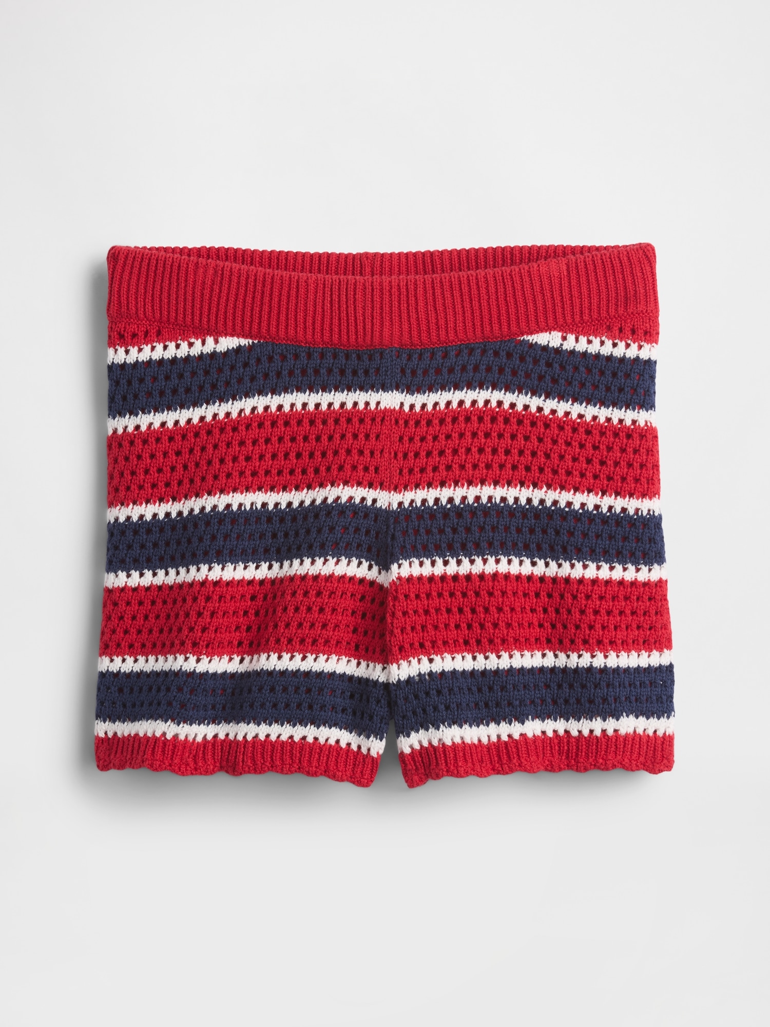 Kids Crochet Stripe Easy Shorts