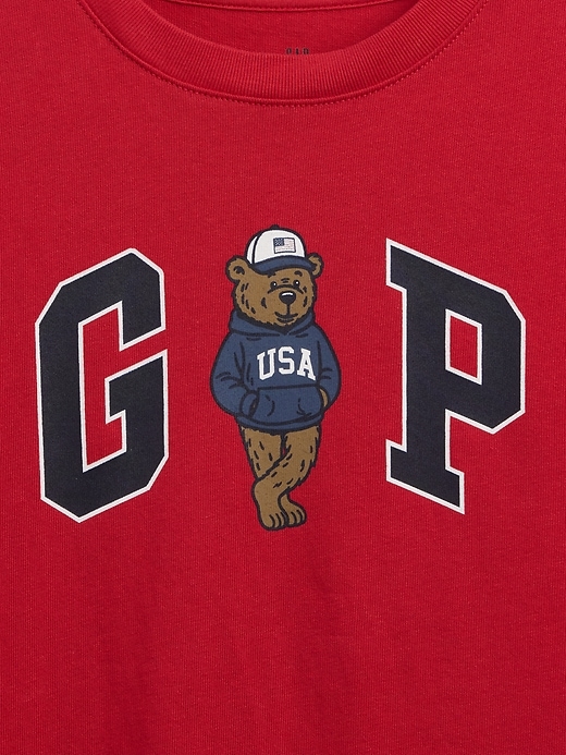 Image number 4 showing, Kids Relaxed Gap Logo T-Shirt