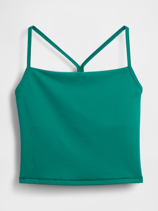 Image number 4 showing, GapFit Smooth Racerback Crop Tank Top