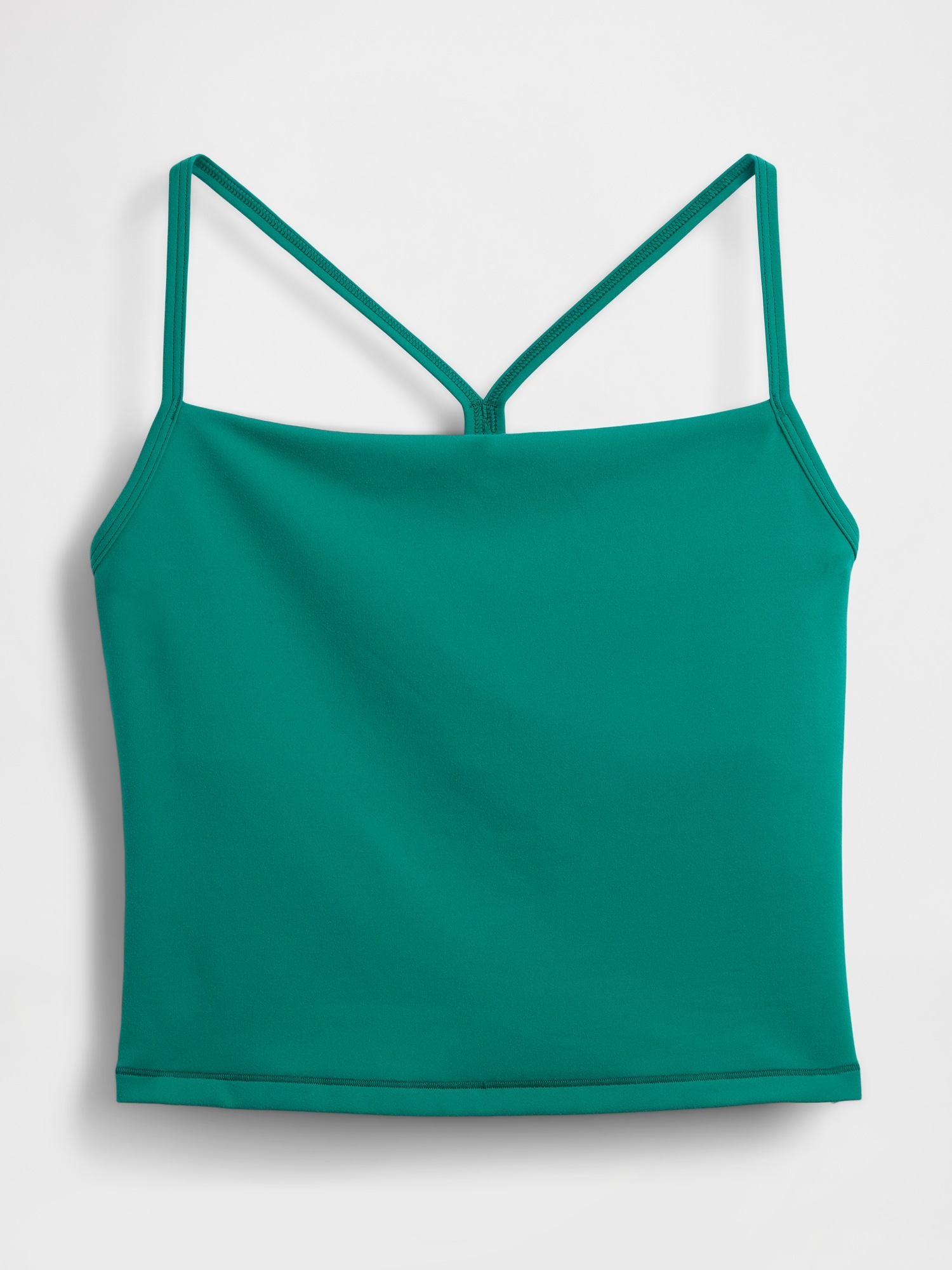Женский топ Gap GapFit Smooth Racerback Crop Tank Top, цвет: Зелёный — фото 5