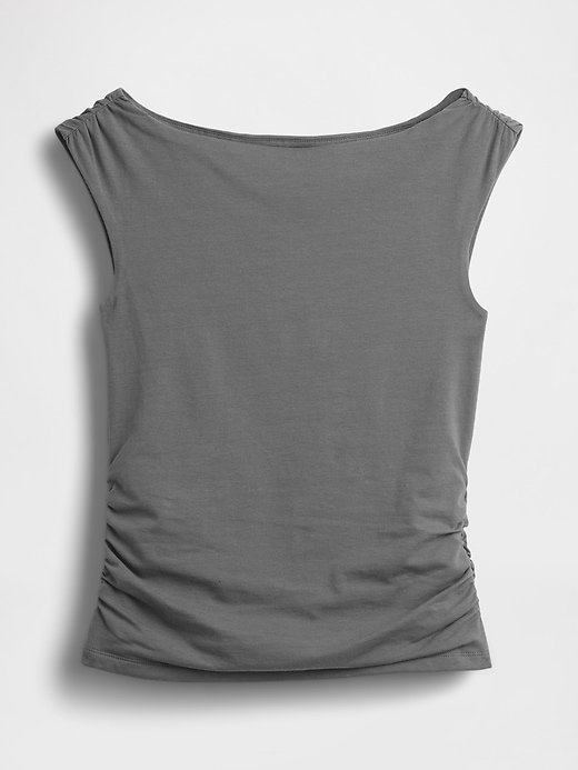 Image number 5 showing, CloseKnit Jersey Ruched Crop Top