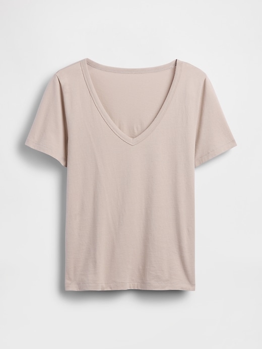 Image number 4 showing, Organic Cotton VintageSoft V-Neck T-Shirt