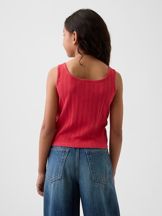 Image number 3 showing, Kids Pointelle Tank Top