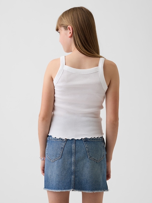 Image number 2 showing, Kids Rib Square-Neck Tank Top