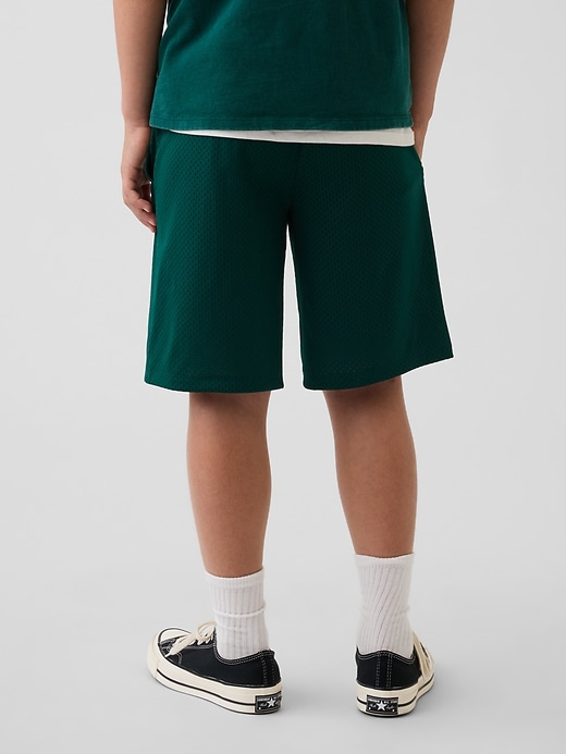 Image number 4 showing, Kids 8" Mesh Baggy Active Shorts