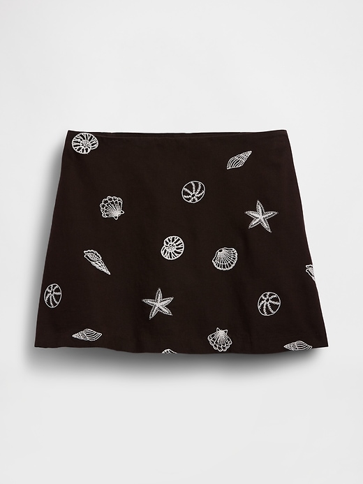 Image number 6 showing, Linen-Blend Mini Skort